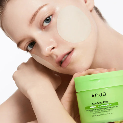 AZELAIC 10 + HYALURON REDNESS SOOTHING PAD (almohadillas tónicas con ácido azelaico)