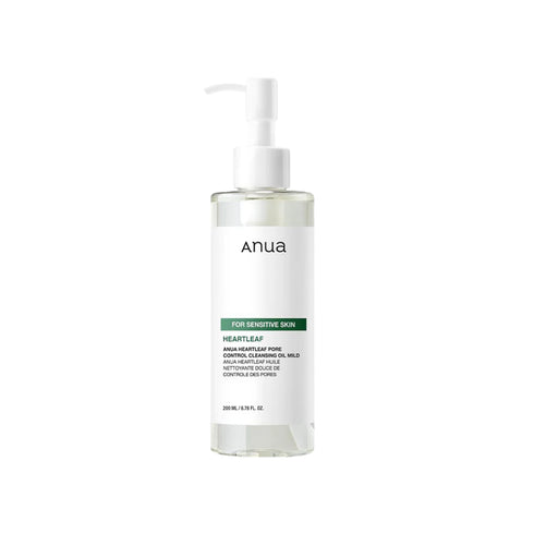 HEARTLEAF PORE CONTROL CLEANSING OIL MILD 200 ML (limpiador facial a base de aceite)
