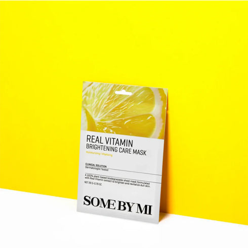 REAL CARE MASK VITAMIN BRIGHTENING (paquete de 3 mascarillas)