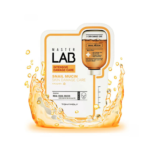MASTER LAB REAL MASK SHEET SNAIL MUCIN X3 (paquete de 3 mascarillas)