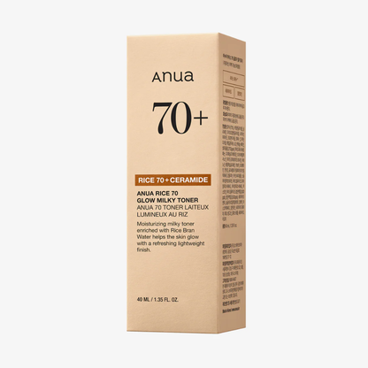 RICE 70 GLOW MILKY TONER 250 ML – ANUA